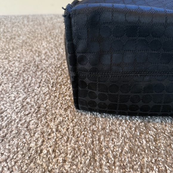 Kate Spade Dot Black Textured Tote Bag - Picture 6 of 9